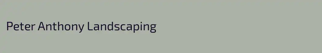 Peter Anthony Landscaping